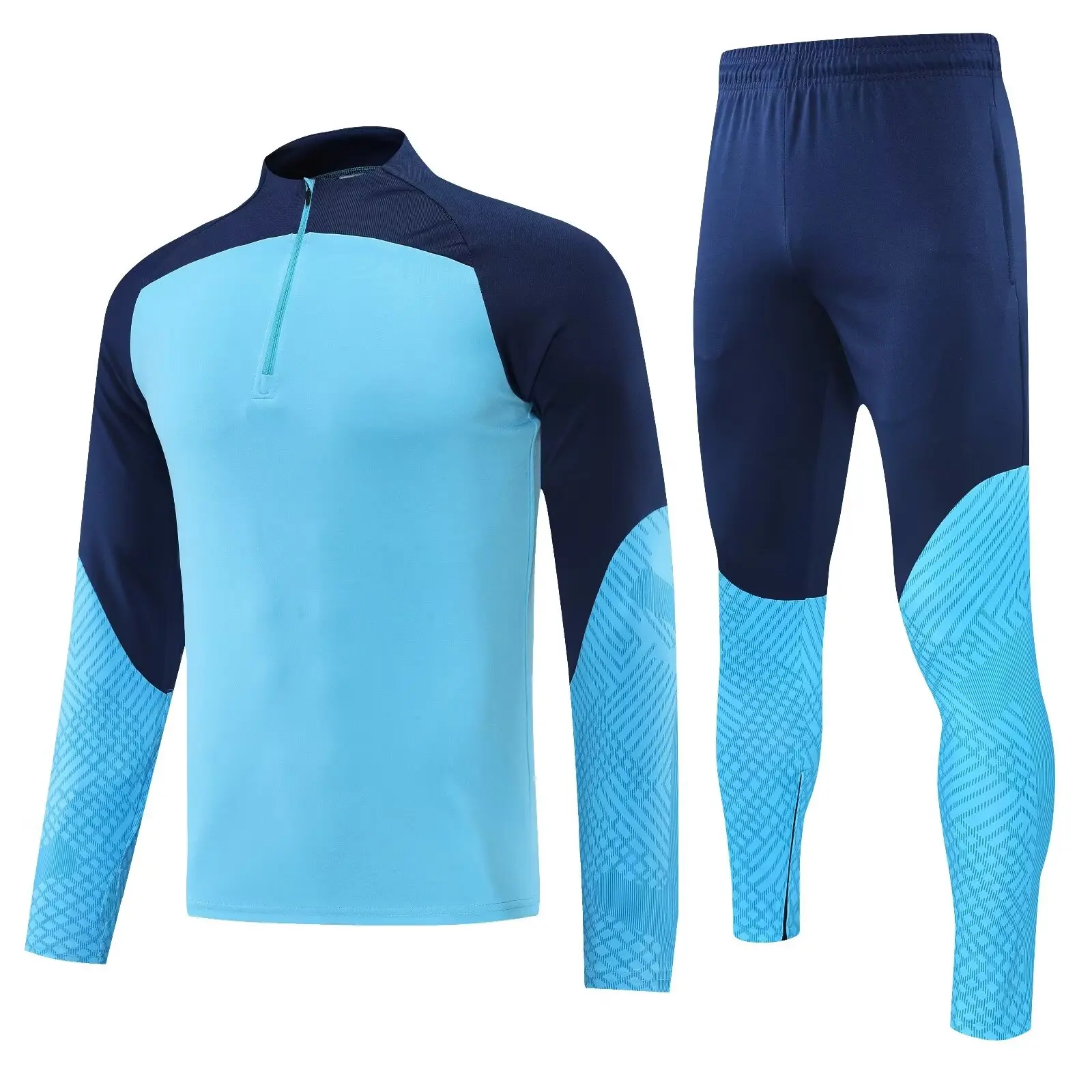 new men Leisure sports set suit football Training wear games Jerseys Jacket baseball Kit full sleeve top and trousers