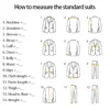Men's black tailcoat 3-piece set (jacket+vest+pants) wedding banquet hosting performance conductor choir cocktail custom attire 6