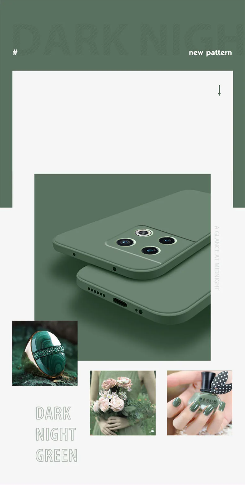 Husă de telefon din silicon lichid pentru oneplus moale_voghion.com
