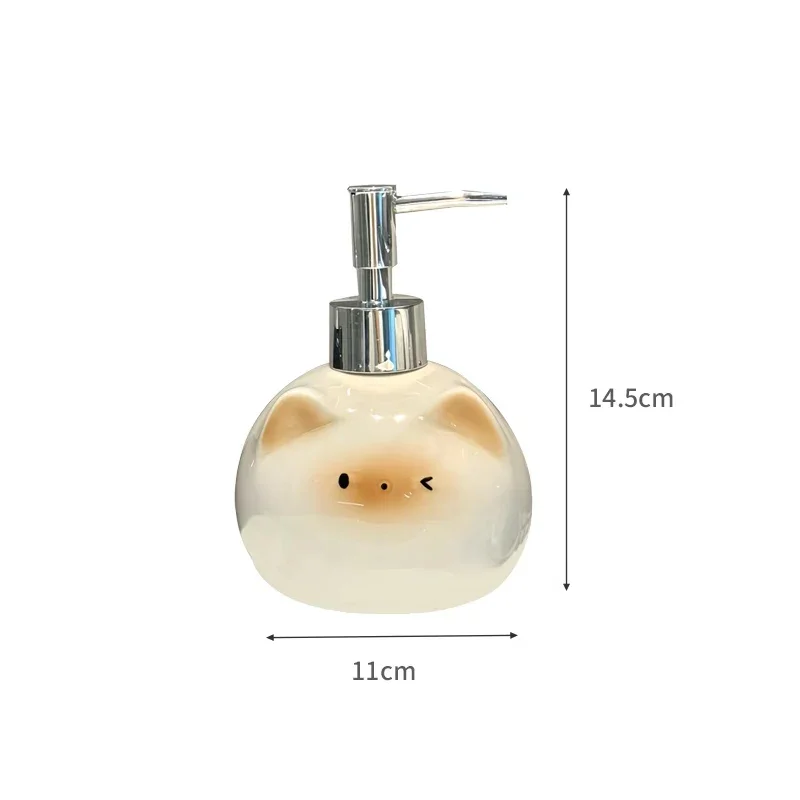 Ceramic Siamese Cat Liquid Soap Dispenser