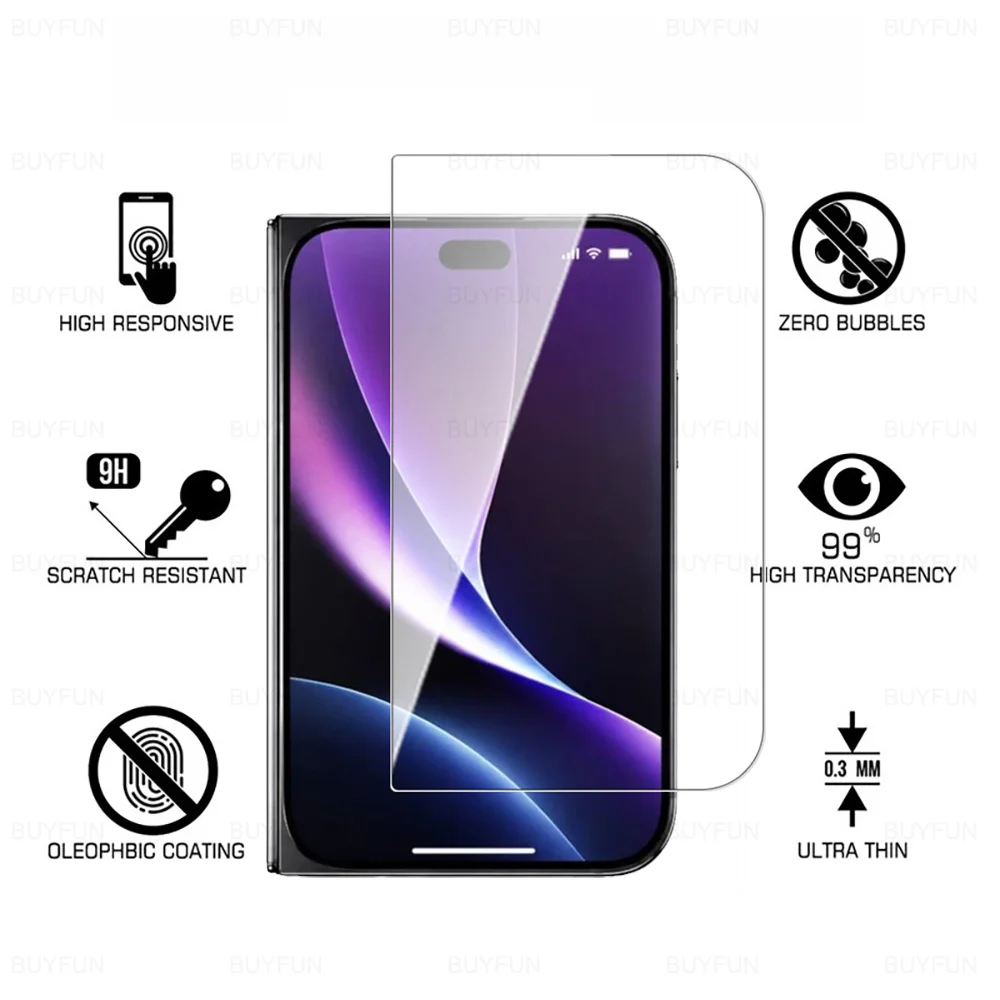 Enhanced Back Protective Glass Cover - Premium Tempered Outer Screen Protector
