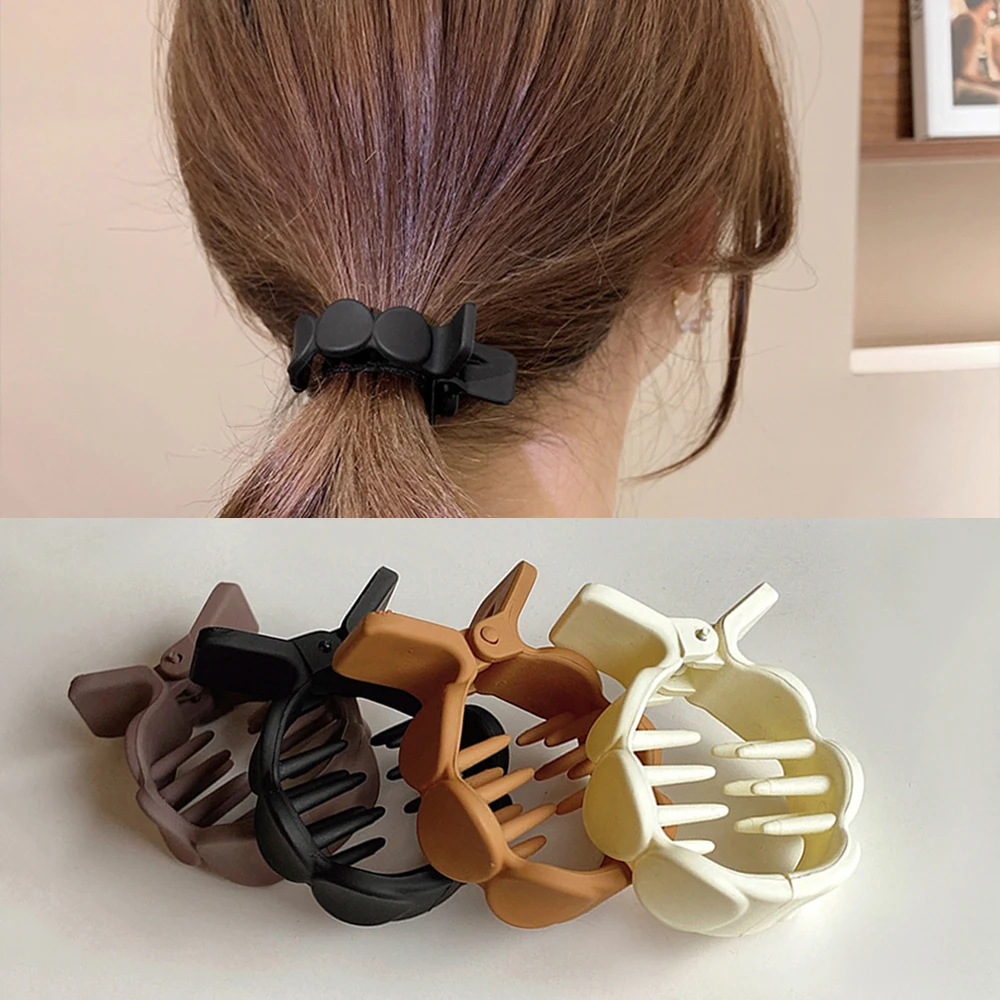 

High Ponytail Fixing Clip Round Hairpin Female Ponytail Clip Small Back Head Clip Headdress Fashion Hair Claw Hair Clips