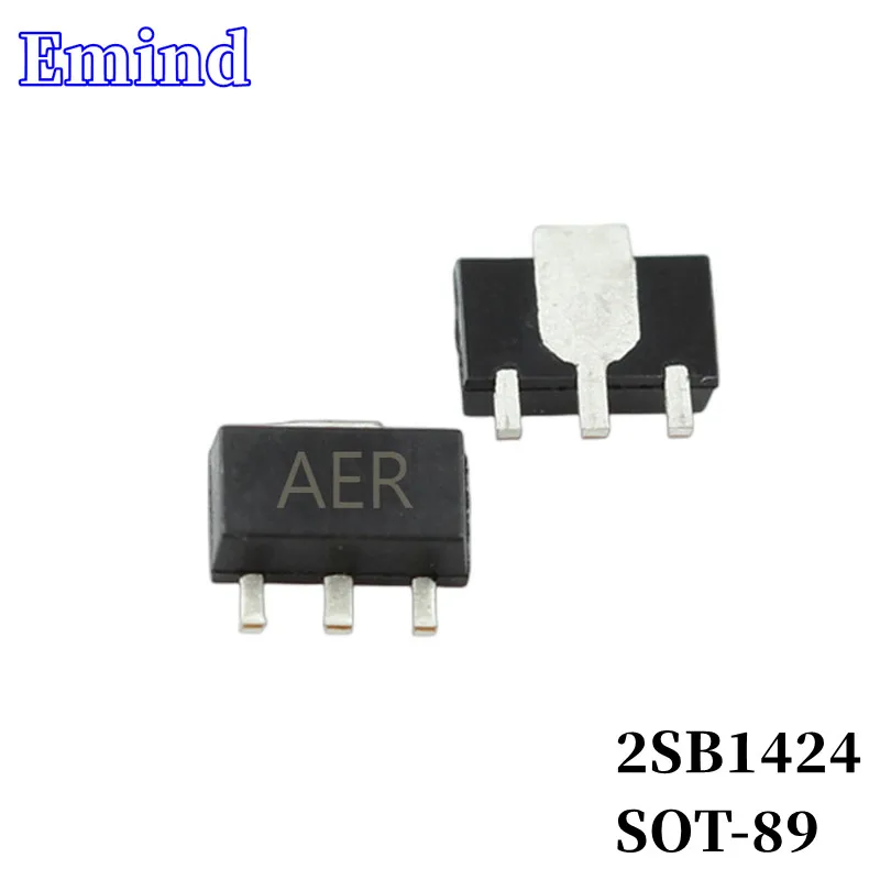 

200/500/1000/2000/3000Pcs 2SB1424 SMD Transistor SOT-89 Footprint AER Silkscreen PNP 20V/3A Bipolar Amplifier Transistor