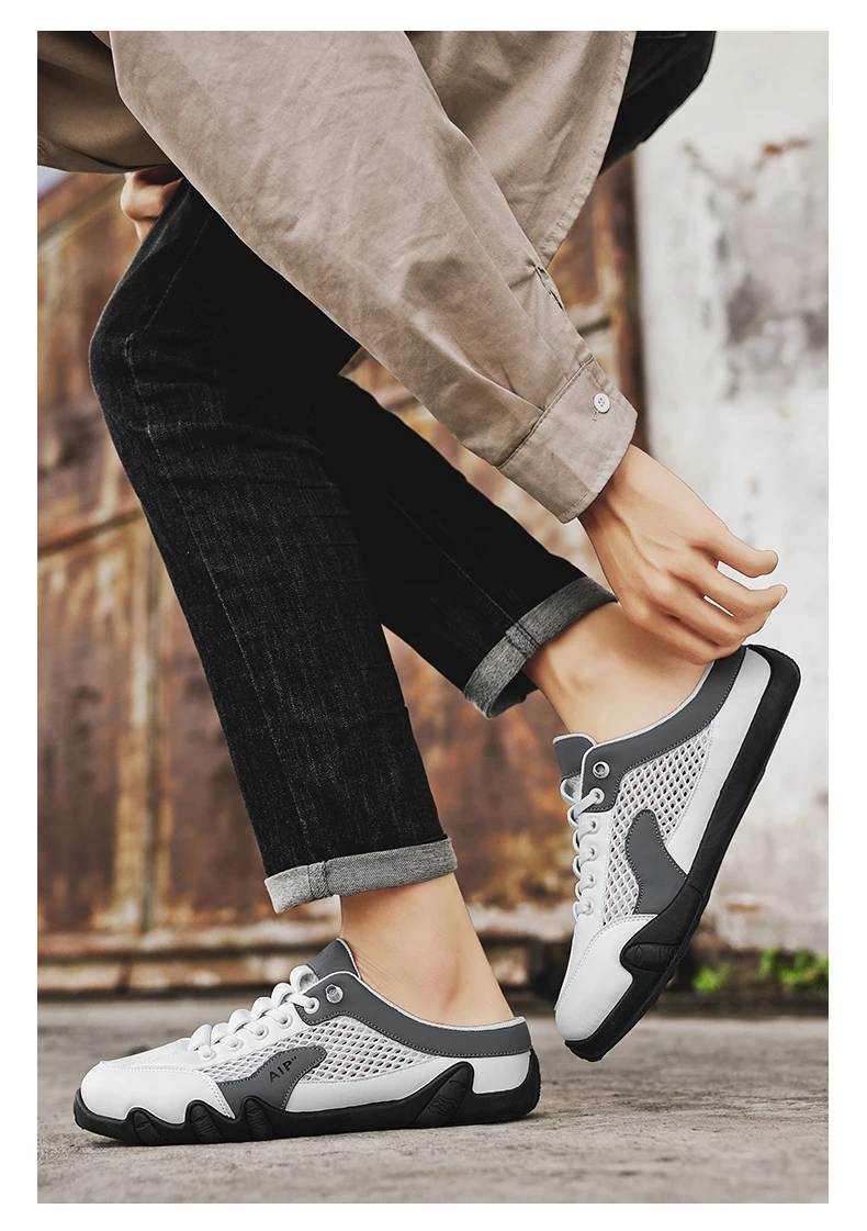 Sommer Herren Freizeitschuhe Leichte Atmungsaktive Halbschuhe_voghion.com