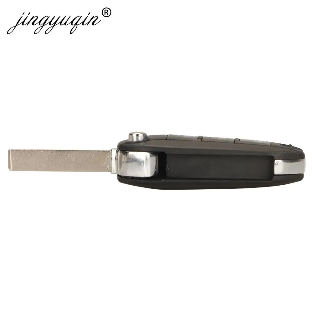 Jingyuqin 433.92Mhz ID46-pcf7941 자동차 원격 키 2/3 버튼 Fob 푸조 508 208 2008 301 308 5008 Citroen C-Elysee C4-Cactus