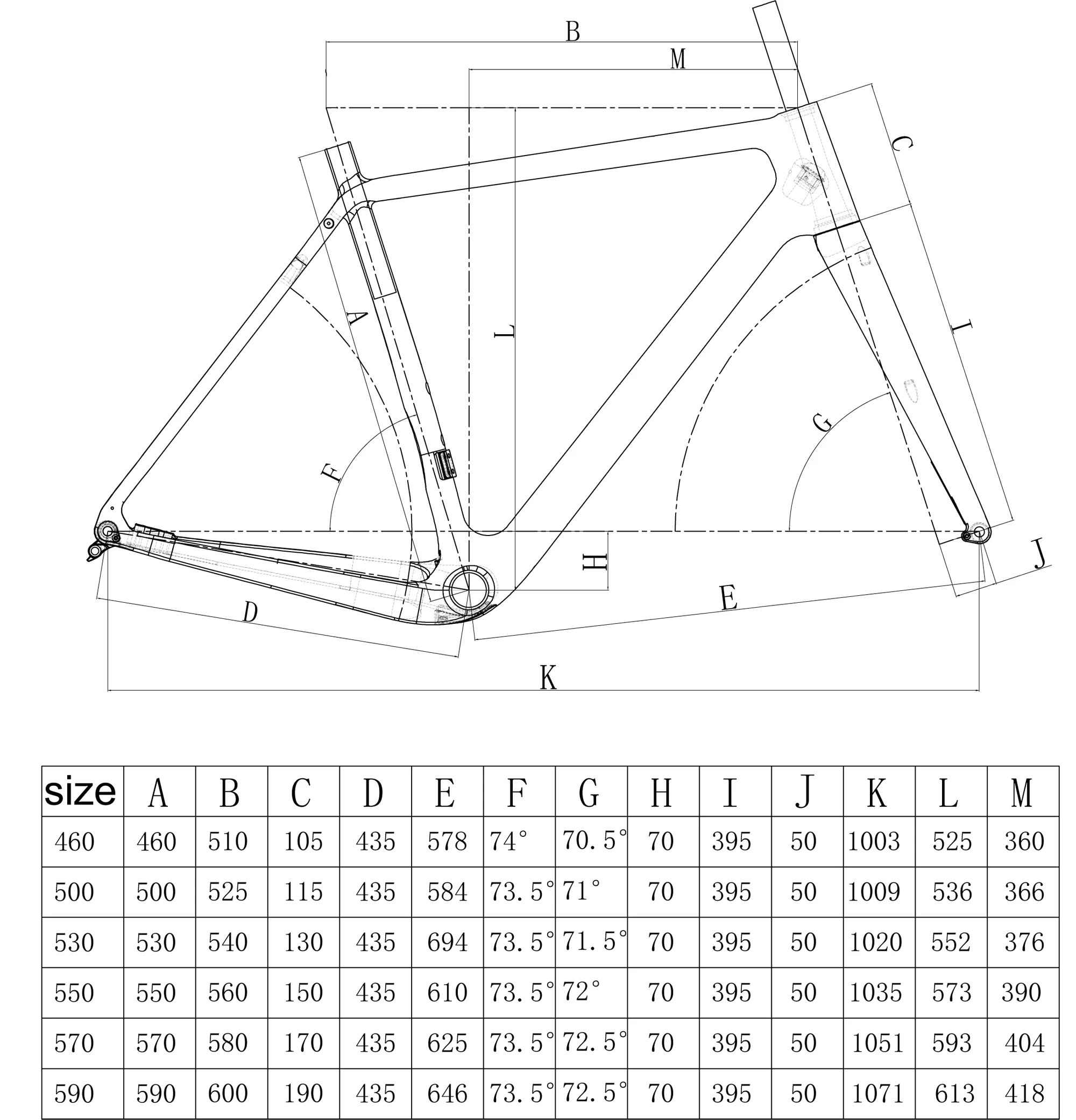 Description Picture 2 of itemFE-03 Brand New Highest Modulus Full Carbon Toray T1000 Black Matt Gravel Bike Bicycle Gravel Frame Fork Headset Thru Axle Clamp