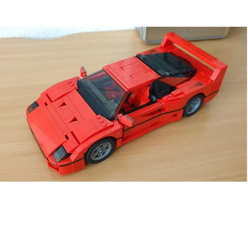 Classic Racing 10248 F40 Compatible MOC-49743 Sports Car 1192 PCS Splicing Assembly Building Block Toy Model DIY Kids Gift Gift 6