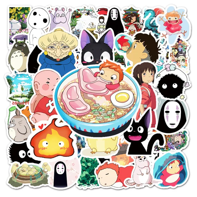 Hayao Miyazaki Spirited Away Stickers: Personalize Your World