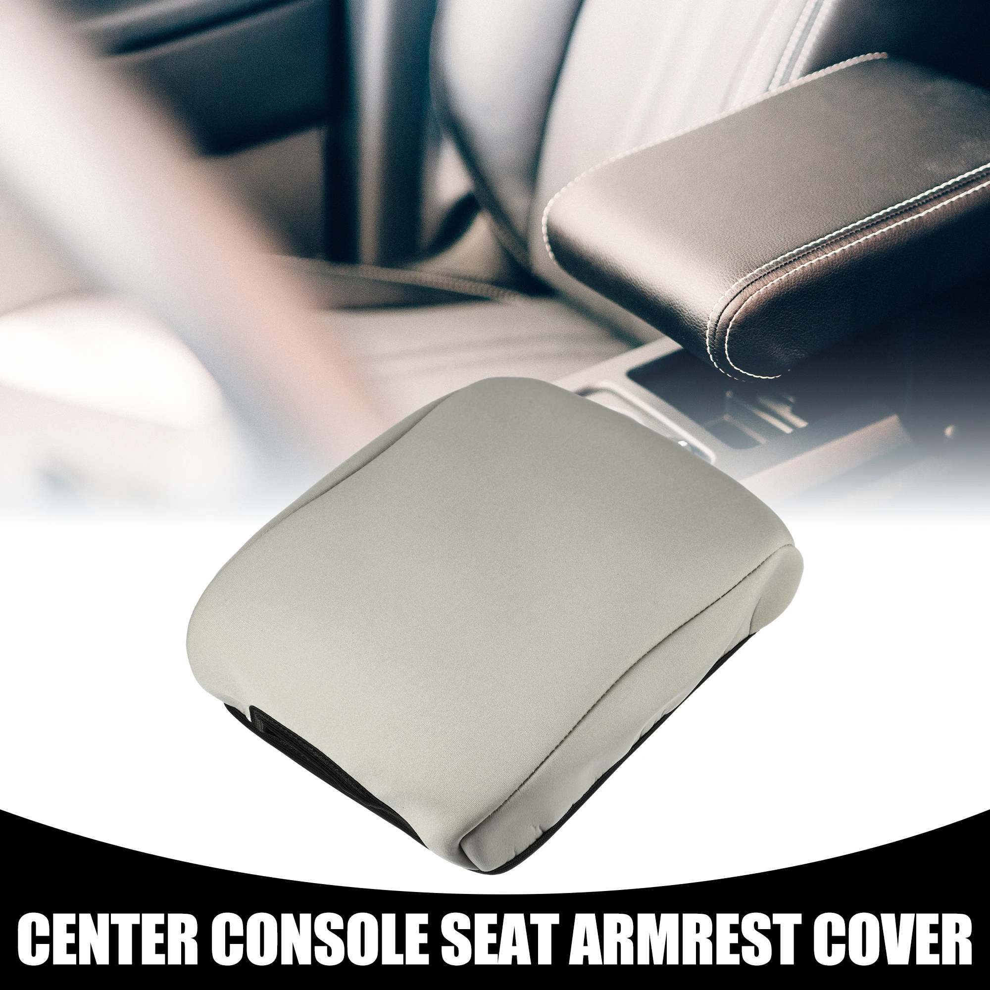 UXCELL Center Console Seat Armrest Cover - Car Inner Seat Armrest Lid Storage Covers Trim - for Toyota Tacoma 2016-2022 Neoprene
