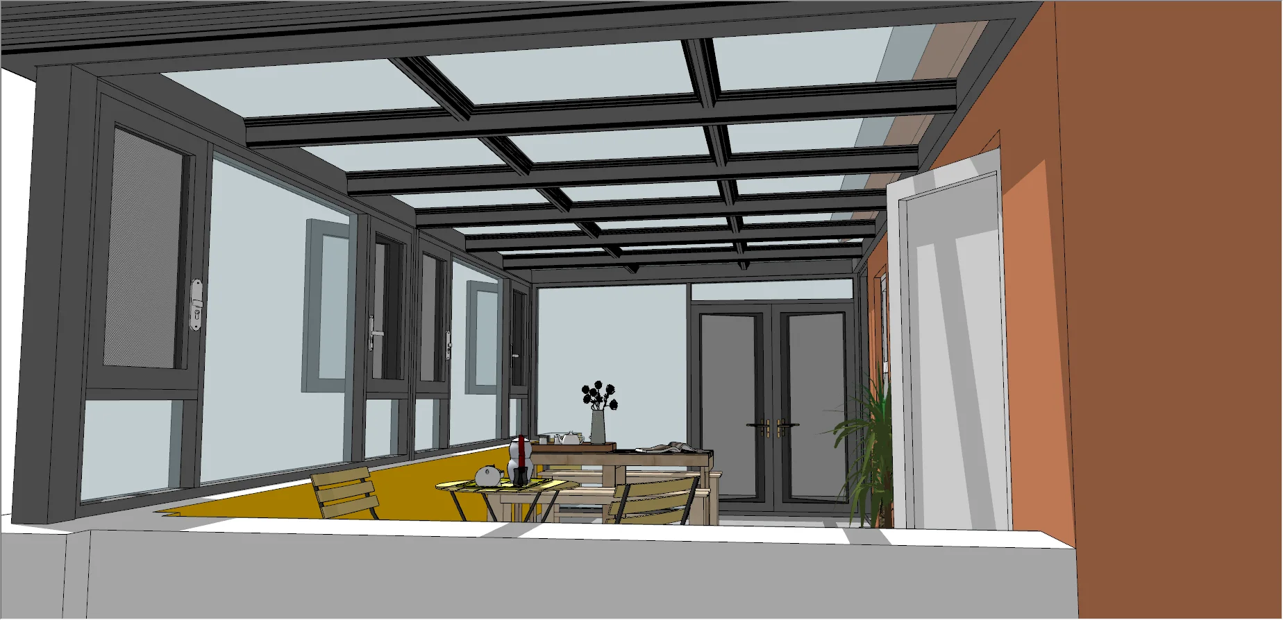 winter garden house glass sunrooms free standing aluminum sunroom