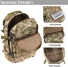 50L 3D Outdoors Tactical Backpack Molle Assault Bag Waterproof Hunting Climbing Hiking Fishing Trekking Travel Mochila Rucksack 3