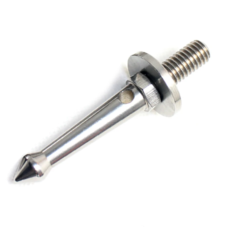 Photo Tripod 3Pcs Stainless 3/8 Inch Tripod Foot Spikes For Softer Looser Terrain For Gitzo/Manfrotto/Siri/Benro, Etc.