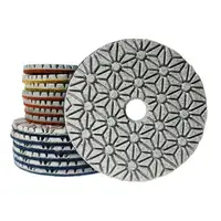 11 Pcs/Set 3" 4" Diamond Wet Polishing Pads Granite Marble Concrete Stone Polishing Tools Grinding Discs Wheel 30# - 3000# Grit