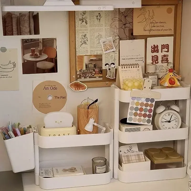 

Многофункциональная настольная полка, многоуровневые полки, органайзер для хранения мелочей, косметика, пластик