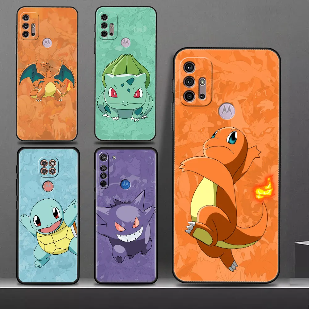 Pokemon Bulbasaurs G-Gengar Custodia Per Telefono Per Motorola Edge 20 Pro G51 5G 30 Neo G22 One Fusion G31 G9 Power Cover Paraurti In Silicone