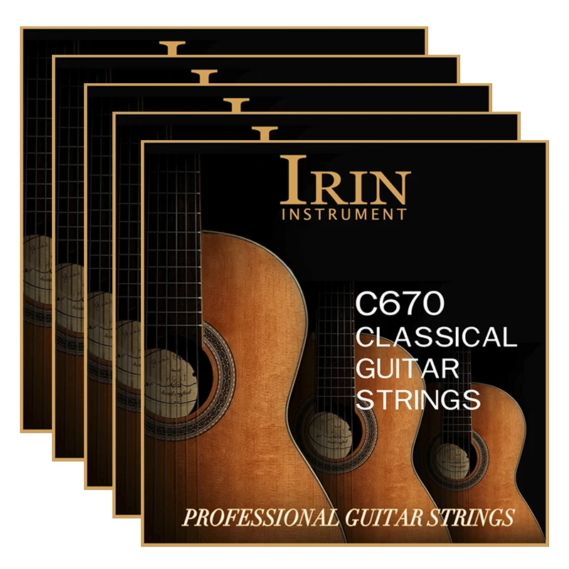 IRIN Set of 6 Nylon Guitar Strings - Classic Guitar Instrument Accessories
