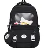 2024 New Ita Backpack High-capacity Canvas School Bag Transparent Preppy Style Girls Rucksack Teenage Display Bolsa Mujer Сумка 6