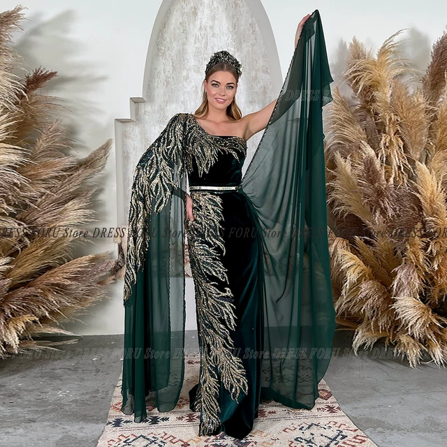 Caftán marroquí elegante para mujer, vestidos largos de noche