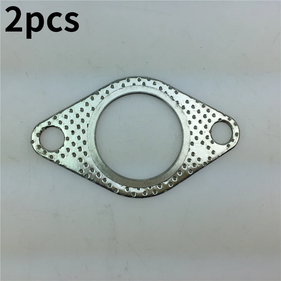 2 Pcs for The Chery for QQ Car Muffler Interface Pad Chery 372 0.8 Displacement Exhaust Pipe Gasket 1.1L 472