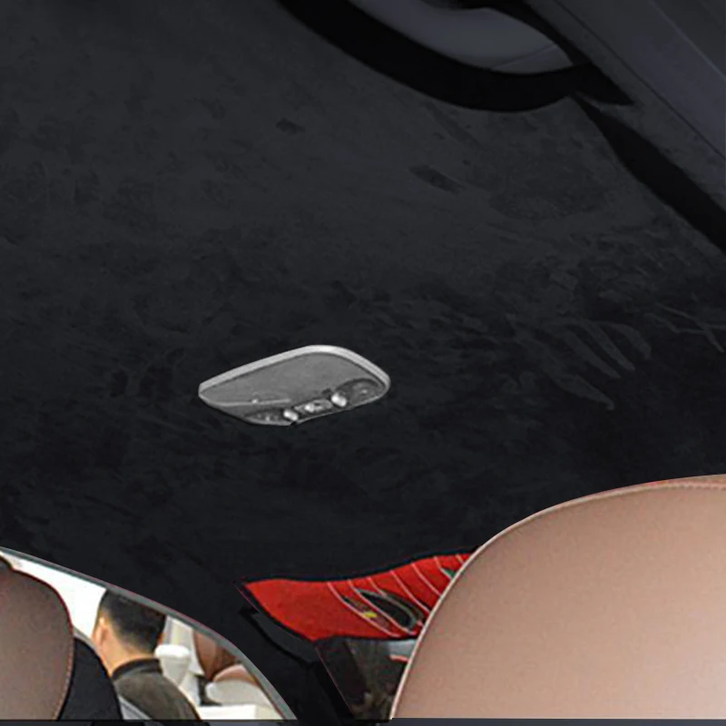 Self-adhesive Artificial Leather Fabric Sticker Thickened Suede Leather Cloth for Car Interior Door Panel Workbench Modification
