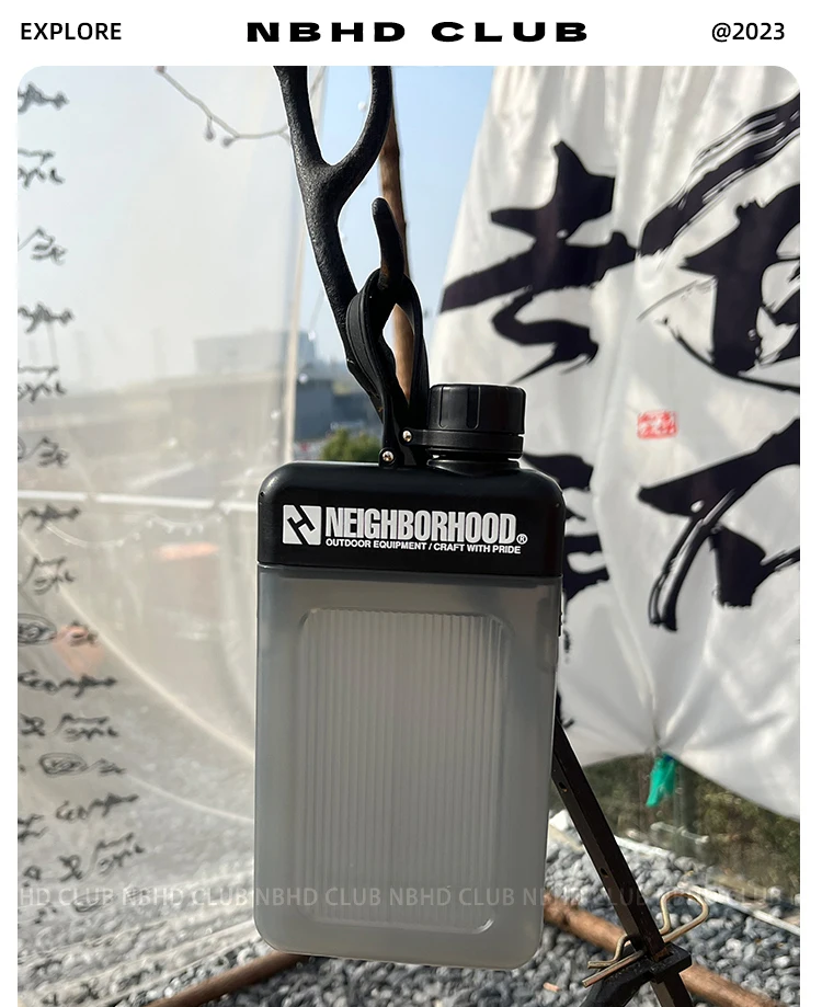 

NBHD Camping Camping Outdoor Creative Plastic Creative Large -capacity Sports kettle Neighborhood