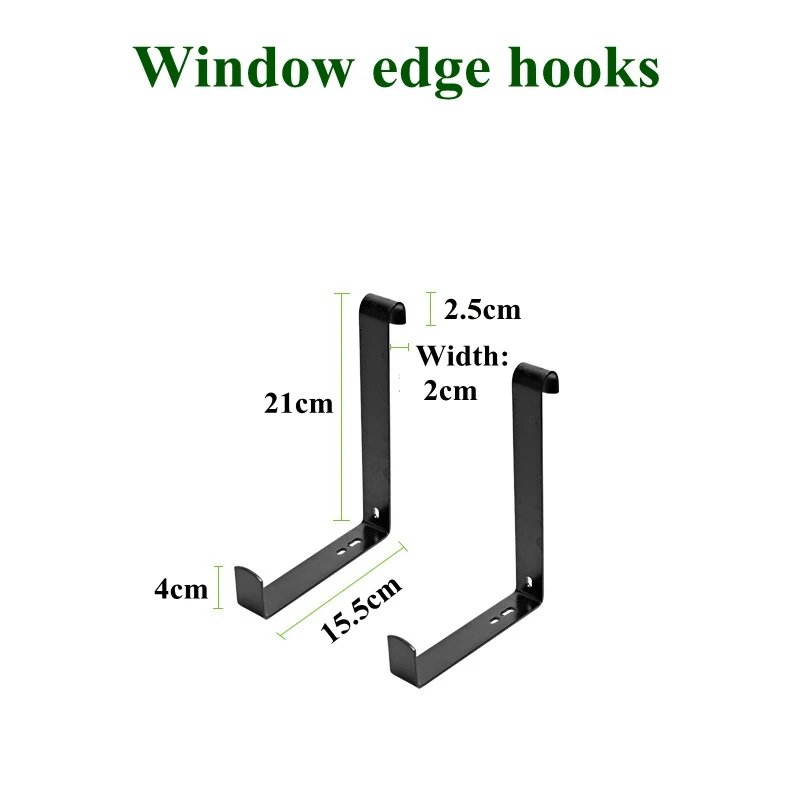 Window edge hooks