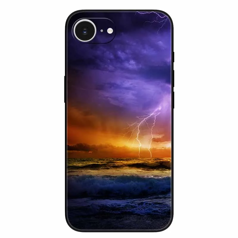 Sleek Black Silicone Phone Cover with TPU Bumpers – Soft Back Protection Case