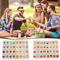 65 Tiles Seaside Escape Game Block Party Board Game Card Game Set Party Event Pattern Battle Game Props Supplies ﻿ 1