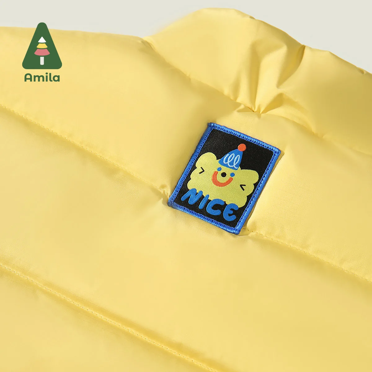 Amila Baby Boy Down Jacket Winter New Multicolour Stand Collar Fleecing Fashion Cosy Warm Baby Clothing