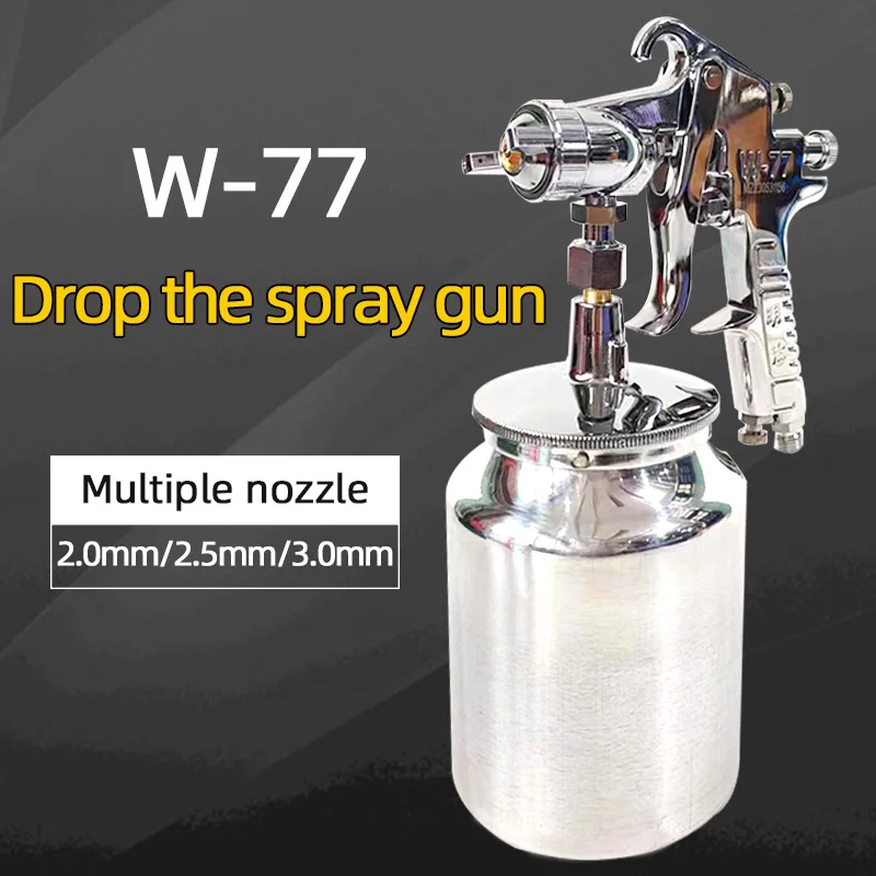 W77 Car Paint Spray Gun Under The Pot Furniture Wood Pneumatic Spray