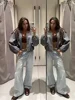Ladies Fashion Autumn Winter Jacket Women Retro Round Neck Long Sleeve Elastic Hem Zipper Soft Bomber Jacket Women Coat Female 5