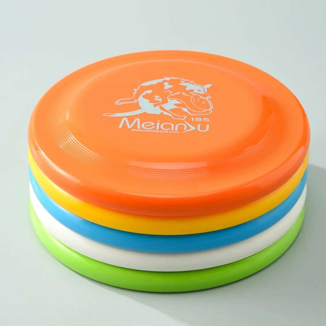 

18.5cm Fashion Pet Dog Silicone Game Flying Saucer Dog Toy Flying Discs Trainning Interactive Toys Pet Supplies Flying Disc