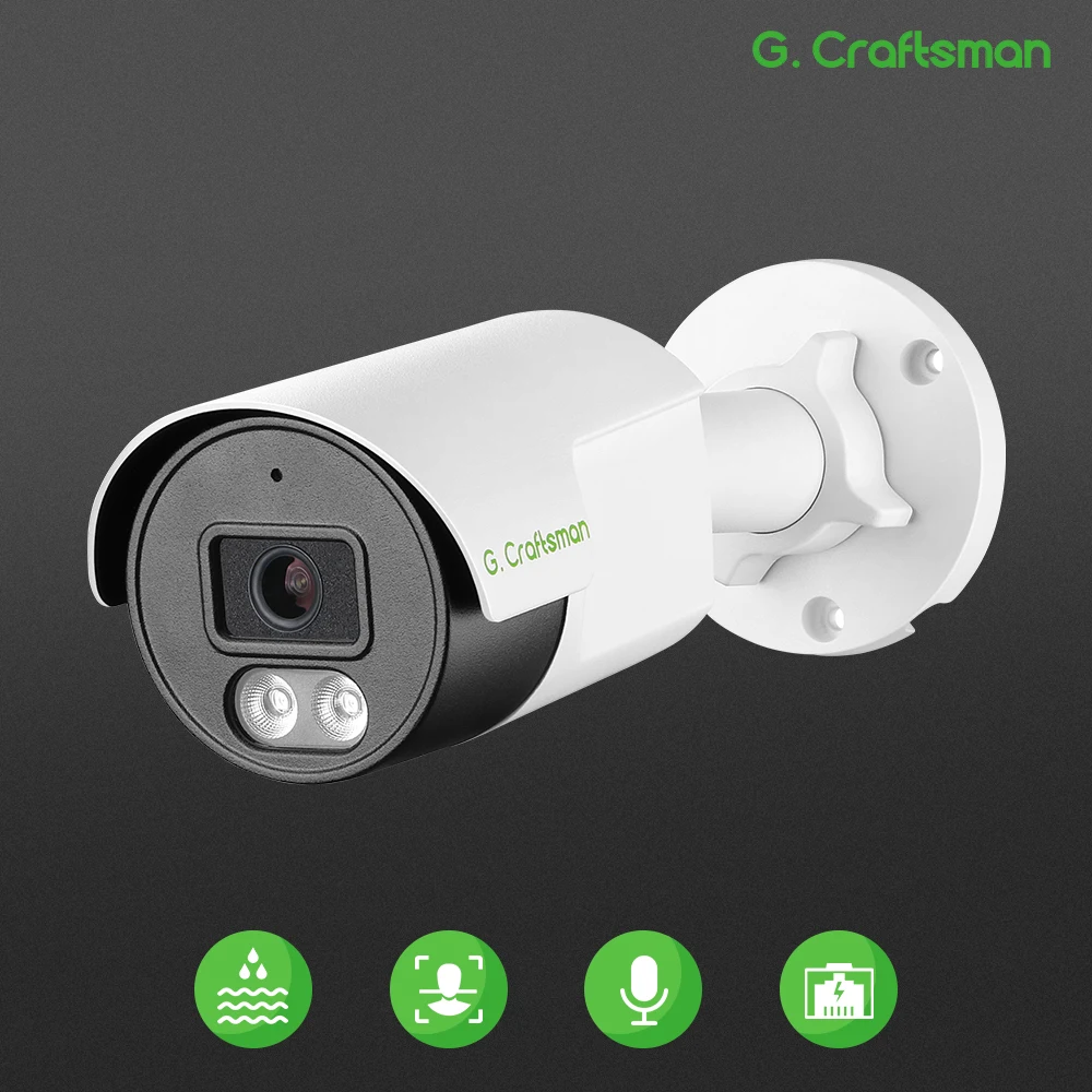 G.Craftsman 6MP POE 2.8mm Lens IR Night Vision Surveillance Security