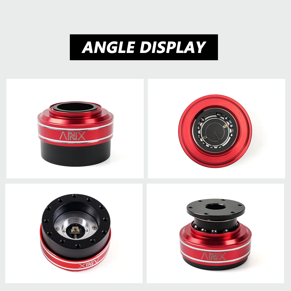 RASTP QR70+ Style Quick Release For Simagic & Moza Racing Sim Wheels - Aluminum, Black (QR040)