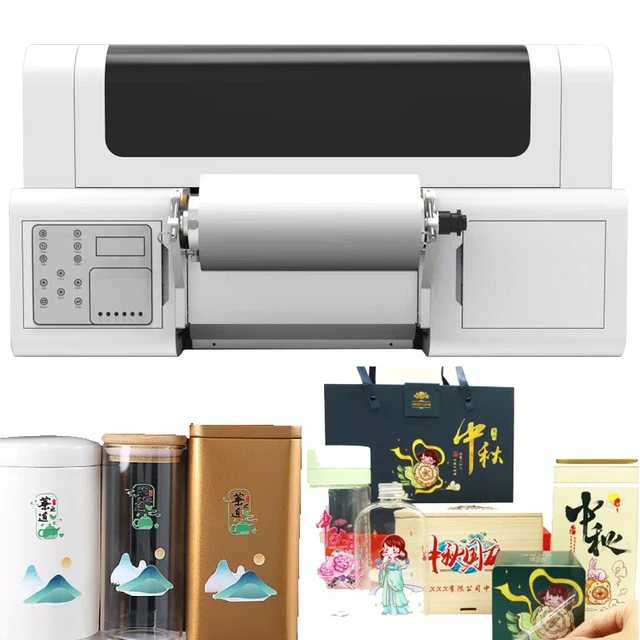 Uv Dtf Printing Machine Glass Can Wraps Label Sticker Transfer Film A3 Uv  Ink Uv Dtf Printer With Laminator - AliExpress