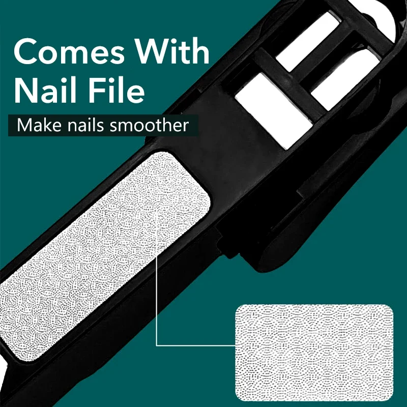 1Pcs Stainless Steel Nail Clippers With Magnifying Glass Toenail Fingernail Trimmer The Elderly Children&rsquo;s Nail cutter