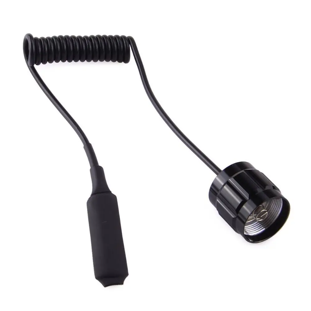 Interruptor De Pressão LED Flexível Preto, Acessórios De Lanterna, Controle De Interruptor