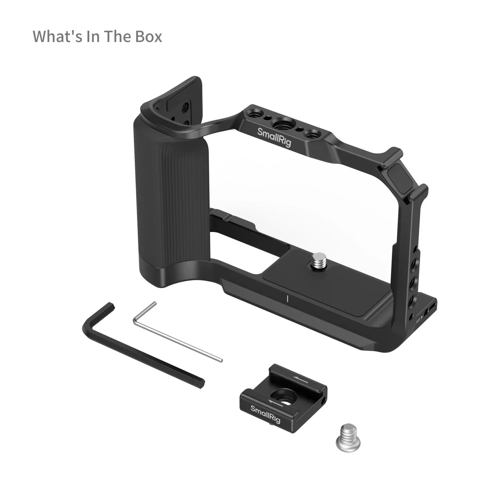 SmallRig Full Camera Cage for Canon EOS R50 V with Silicone Handle & Arca-Swiss