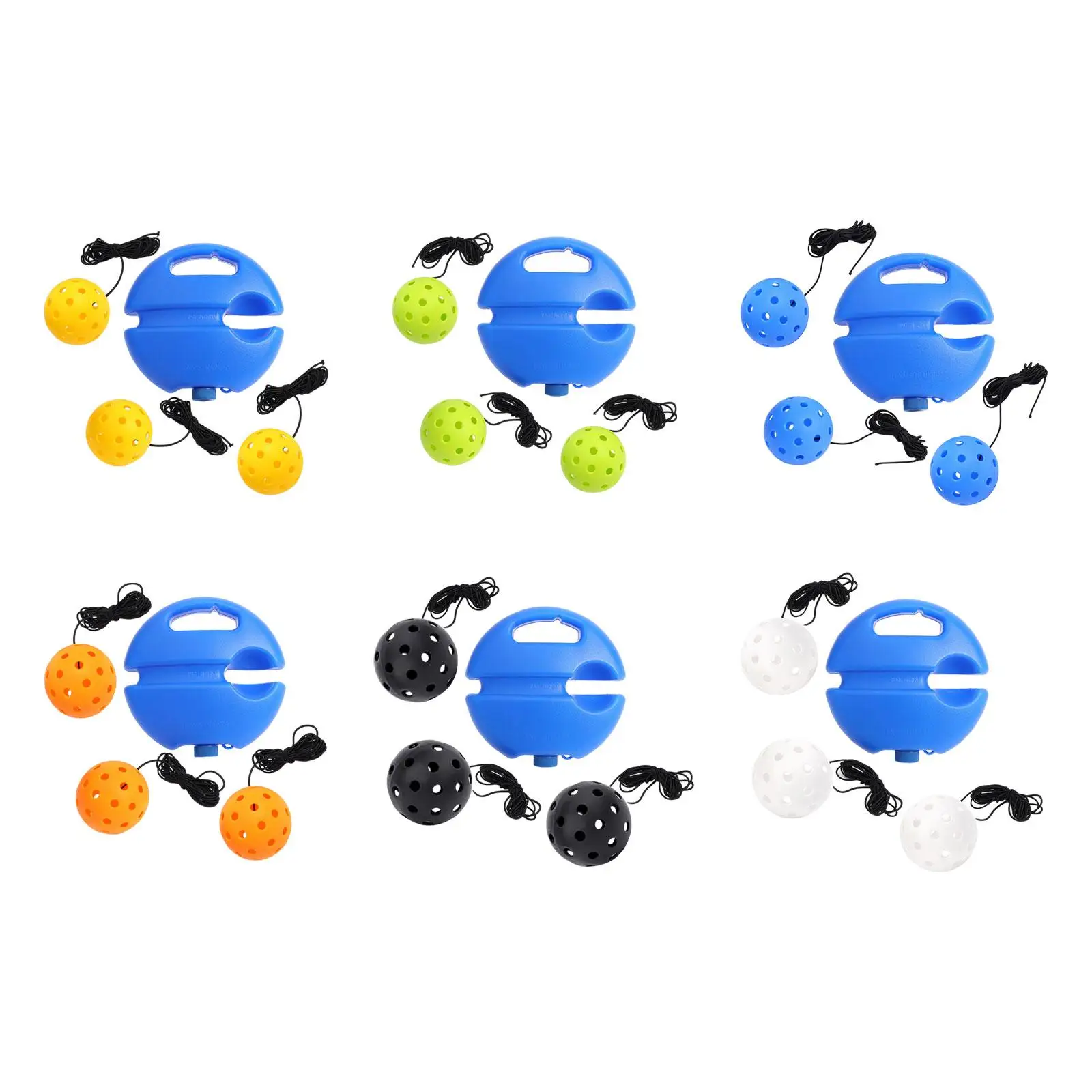 

Pickleball Trainer Portable with Handle Baseboard Pickleball Training Tool