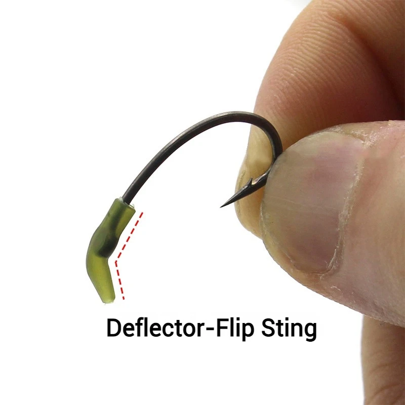 30pcs/lot Carp Fishing Hook D Rig Kickers Kickers Hook Line Aligners Sleeve Rigs Fishing Tackle Accessories End Terminal Tackle