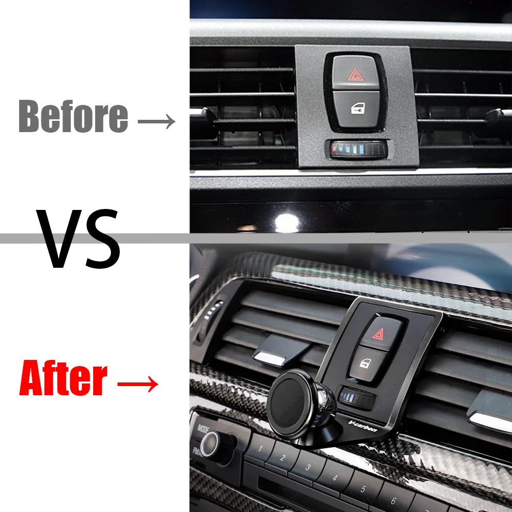 BMW M3 M4 3series F20 F21 F30 F31 F32 F33 F34 F35 F36 F80 F82 F83 Car Magnet Holder 360 Rotatable Mobile GPS Accessories phone holder mobile phone holder gps holder gps suction cup mount