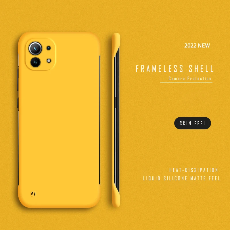 Custodia ultra sottile rigida per PC senza cornice per XIAOMI Mi 12 11 10 9 Lite SE 9T 10T 11T Pro Poco F3 Cover opaca_voghion.com