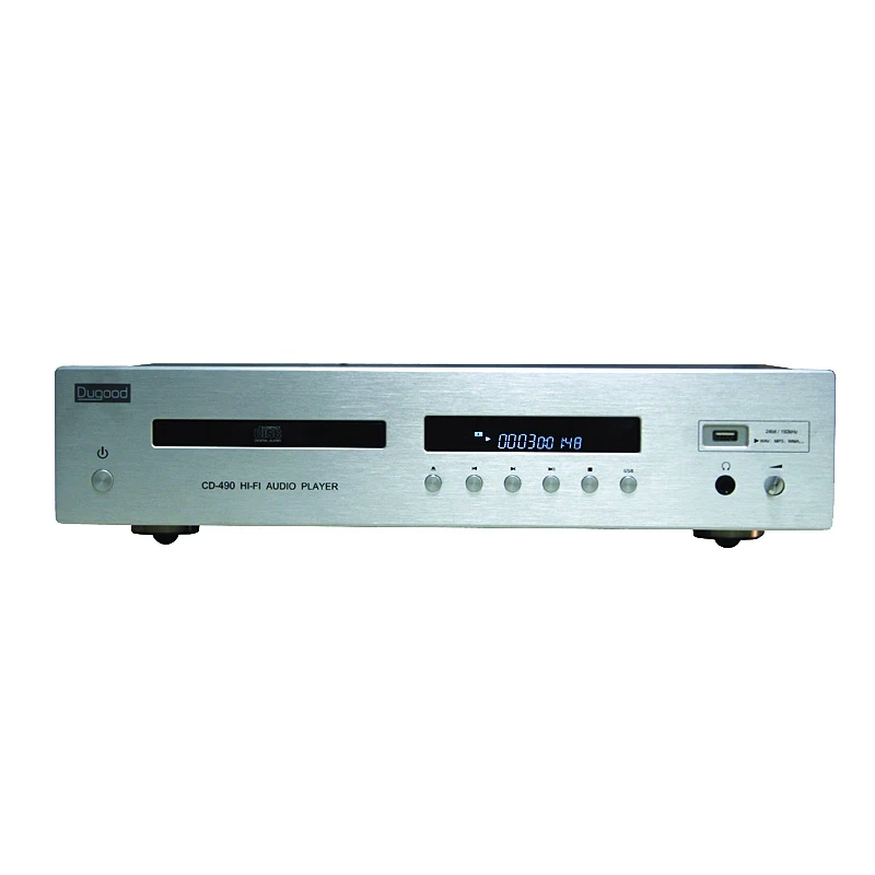 완전 균형 핫 CD 플레이어, 가정용 HIFI 무손실 음악 플레이어 디코더, 섬유 동축 균형 출력 및 헤드폰 앰프