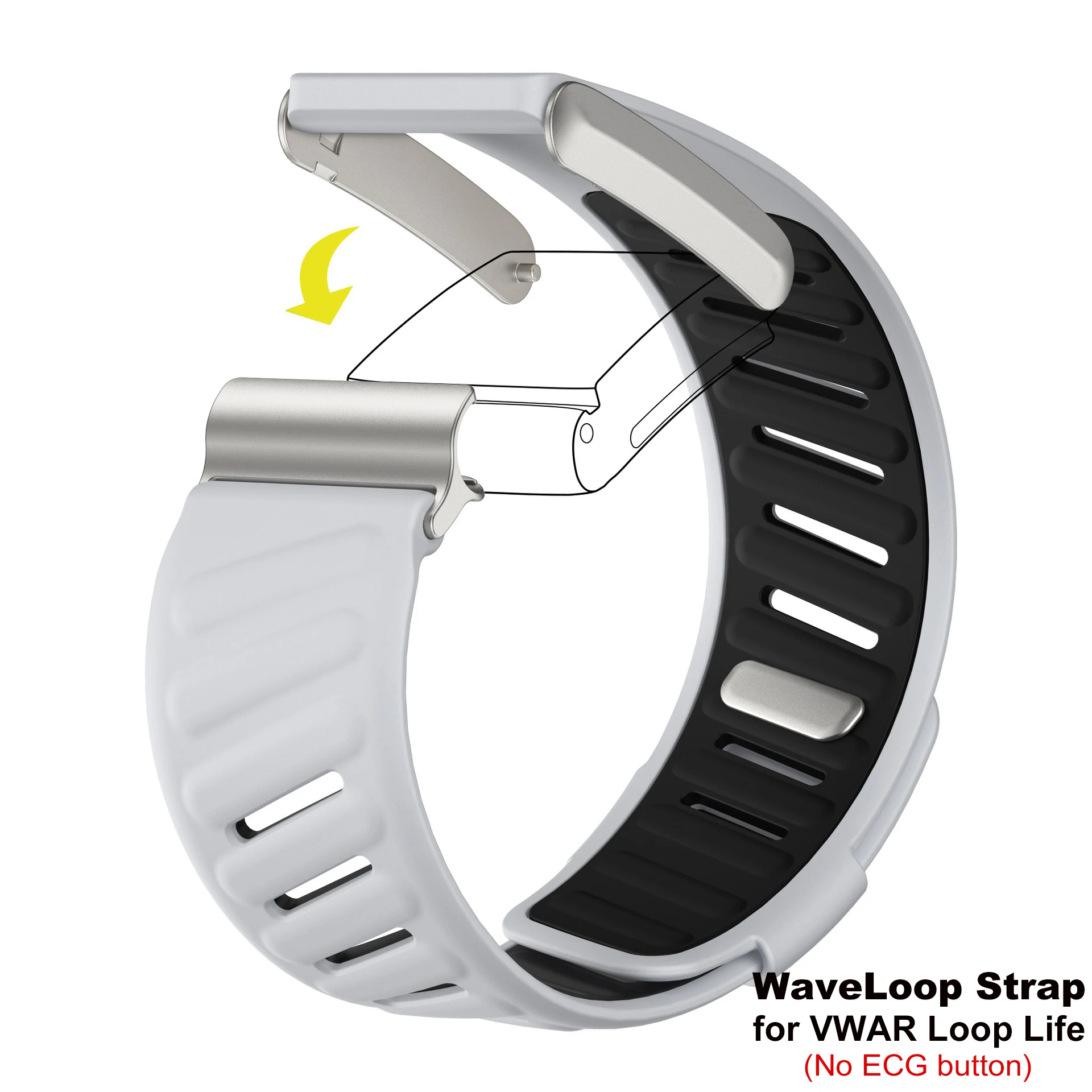 WaveLoop Strap – Waterproof, Soft, and Comfortable Silicone Watch Band