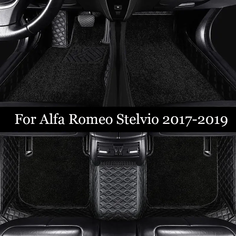 

Car Floor Mats For Alfa Romeo Stelvio 2019 2018 2017 Car Carpets Car Waterproof Custom Styling Interior Accessories Foot Pads