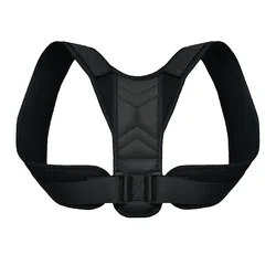 Adjustable Posture Corrector and Shoulder Support Belt - M (Black)