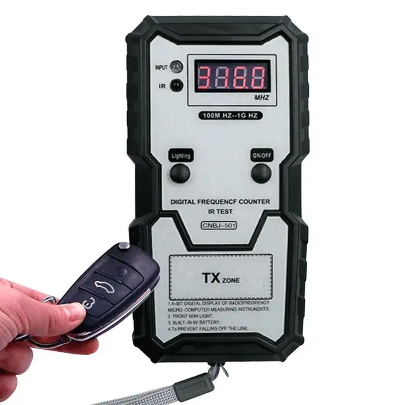 KeyFobFrequencyTesterWirelessCarRemoteKeysInfraredFrequency