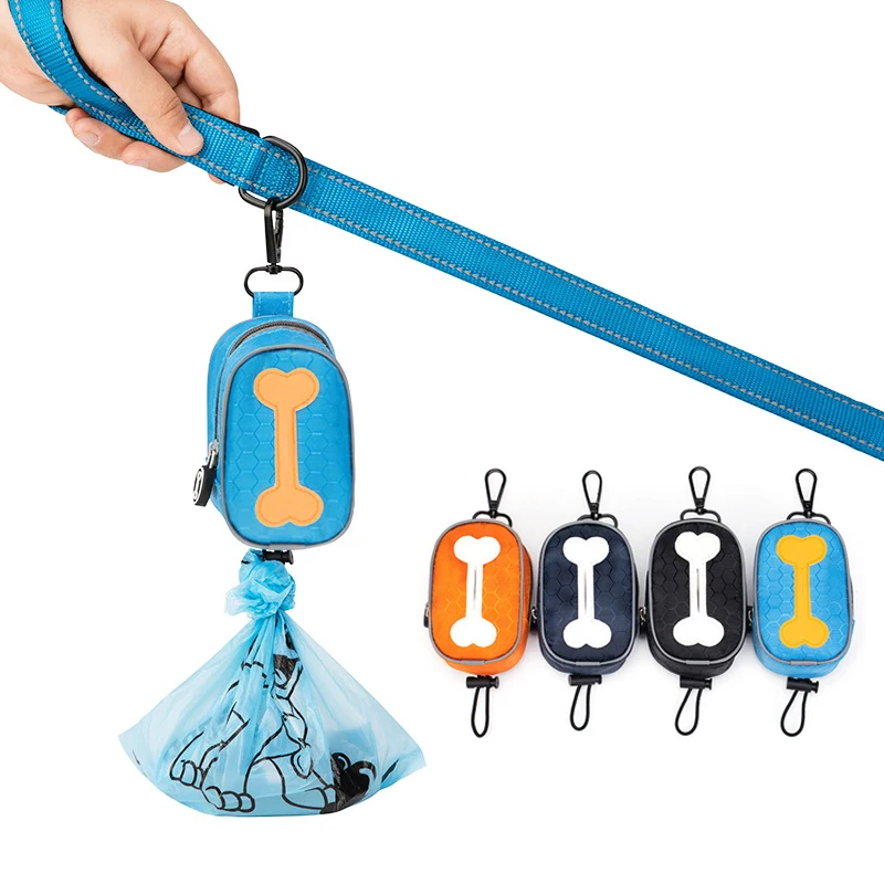 Pet Puppy Cat Pick Up Poop Bag Dispenser Portatile Dog Poop Waste Bag Holder Outdoor Pets Supplies Sacchetti Della Spazzatura Organizer