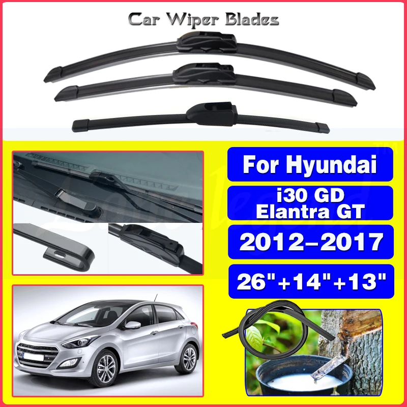 Wiper-Front-Rear-Wiper-Blades-Set-For-Hyundai-i30-GD-Elantra-GT-2012 ...