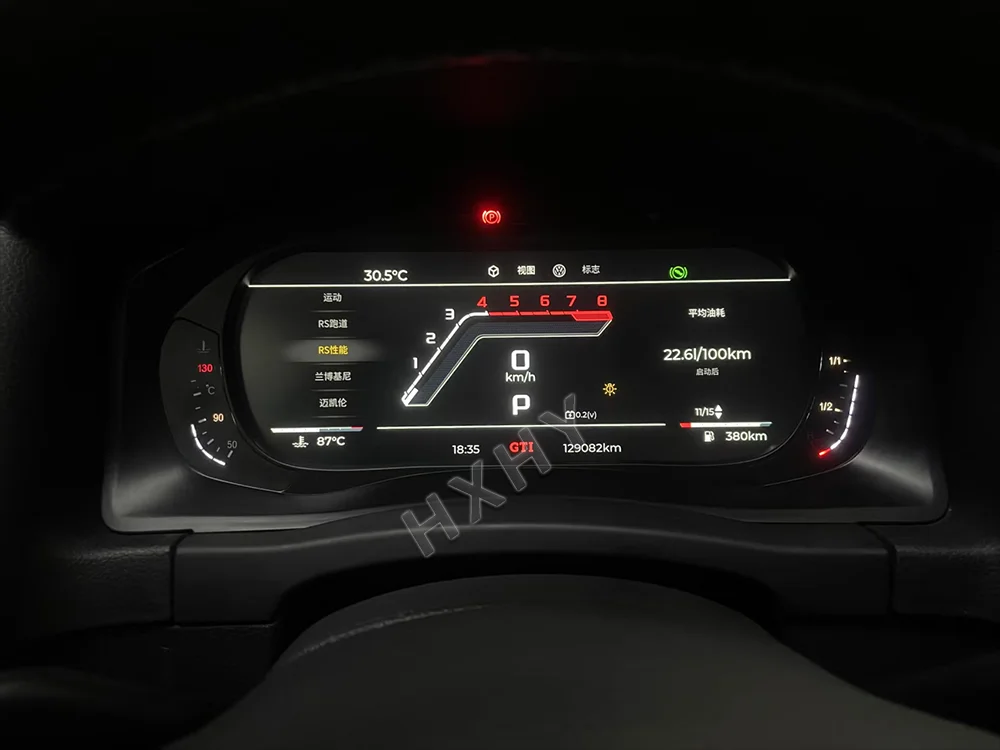CockPit de instrumentos digitales para coche, para Volkswagen VW Scirocco Tiguan Golf 6 GTI LCD, velocímetros, reproductor de tablero, novedad de 2025 3